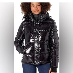 AQUA Lacquer Ella Down Puffer Jacket